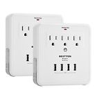 Usw-4u3a-0a-2pk Bestten Pack Multi Outlet Wall Adapter Surge Protector 769700885903