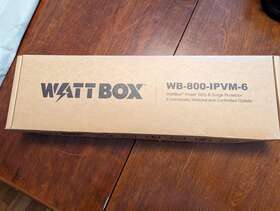 Wb-800-ipvm-6 Wattbox Power Strip And Surge Protector Wb-800-ipvm-6 Wattbox Power Strip And Surge Protector