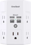 Multi Plug Outlet Surge Protector - Powsaf 5 Extender With 4 Usb PORTS(2. Fixed Price $15.89.
