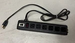 Calectro J4-862 Switched Power Strip With & Light Used. Fixed Price $19.00.
