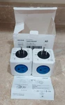 2 Allocacoc Original Powercube - 5 Outlet Dual Ubs Charger Adapter White Blue. Fixed Price $26.00.