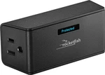 Rocketfish- 2-OUTLET Wall Tap 1,500 Joules Surge Protector Black. Fixed Price $24.99.