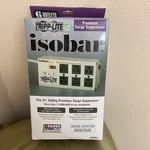 Tripp Lite ISOBAR6ULTRA 3330 J Ac Outlet Surge Protector - Light Gy New. Fixed Price $79.00.