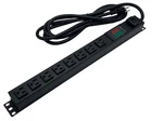 8 Outlet Rack Mount Pdu W/ Digital Display, 20A 125V, 10FT 12AWG Heavy Duty Cord. Fixed Price $129.99.