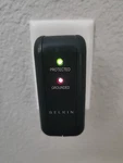 Belkin Travel Surge Protector W/ Hidden Swivel Plug F9H220-TVL-DL Port Outlet. Fixed Price $9.00.