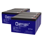 Mighty Max 12V 9AH Gel F2 Battery Compatible With Tripplite SMART1500XL - 6 Pack. Fixed Price $139.99.