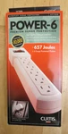 New In Box Curtis Power 6 Outlet Surge Protector Strip. Fixed Price $10.00.