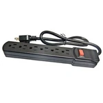 Comprehensive 6-OUTLET Surge Protector With 3' Power Cord (black). Fixed Price $34.48.