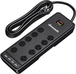 Dewenwils 10-OUTLET Surge Protector Power Strip With 4 Usb Ports, 15 Ft Long Ext. Fixed Price $67.90.