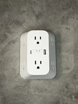 Belkin 6-OUTLET Surge Protector Power Strip, Wall-mountable With Ac Outlets,. Fixed Price $25.00.