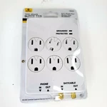 Master Electrician 6 Surge Tap W/ RJ11 Phone/cable + Rotating New. Fixed Price $18.99.