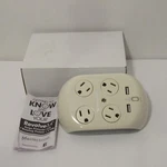 Electrical Revolve 3.4 Surge Protector MODEL:360553, W/rotating Outlet 2 Usb. Fixed Price $30.00.