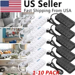 Lot Wall Mountable Usb Surge Protector Power Strip With Ports 8 Outlet Plugs. Fixed Price $12.95.