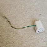 15A 125V 1-OUTLET 2-PRONG Plug Adapter W/ Green Ground Wire Lead Cord. Fixed Price $7.32.