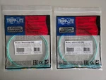 Lot Of Tripp Lite N820-01M-OM4 Duplex Lc/lc Fiber Patch Cables. Fixed Price $20.00.