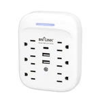 Bn-link Surge Protector Wall 6 Extender Outlets -(usb), White. Fixed Price $21.99.