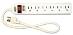 6 Outlet "t" Type Surge Protector Power Strip Lighted Switch And Circuit Breaker. Fixed Price $16.49.