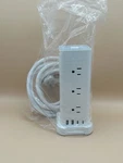 Tower Power Strip W/ 12 Outlets Usb (2 C) Surge Protector Protection. Fixed Price $26.45.