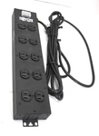Tripp-lite Power Strip 10 Outlet 120V UL800CB-15 W/ 15FT Black & Cord. Fixed Price $95.99.