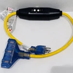 Power Zone Outlet Adapter, 3 Ft L, 15 A, 125 V, Yellow. Fixed Price $27.99.
