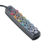 Kensington Smartsockets 6-OUTLET, 6-FOOT Cord, & 670 Joules Basic Surge Protecto. Fixed Price $44.65.