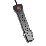 Eaton Tripp Lite Series SUPER7B Flat Plug Power Strip Surge 7FT Cord, Black. Fixed Price $73.99.