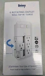 Uninex PS114 6 Rotating Outlet Wall Tap Surge Protector 1080J Ul Listed New. Fixed Price $19.99.