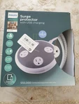 Philips 3 Outlet 450J Surge Protector Orb With 2USB Charging 8 Ft. Braided Cord. Fixed Price $15.95.