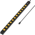 Crst 8-16 Outlets Heavy Duty Power Strip Surge Protector 6-15FT Cord. Fixed Price $49.99.