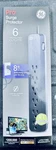 6-OUTLET Power Strip Surge Protector 8FT. Cord 37052. Fixed Price $15.00.