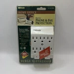 Vtg Woods Home Office Phone & Fax Protection Outlet Surge Suppressor 65086 New. Fixed Price $19.99.