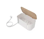 Globe Power Hub Electric Cord Management Box With Usb Ports & Surge Protector. Fixed Price $24.99.