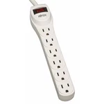 Tripp Lite TLP602 Outlet Strip, Surge, 5-15R, 5-15P, Ft., Light Gray. Fixed Price $12.69.