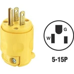 (10)-LEVITON Nema 5-15P Residential 3 Wire Amp Electric Cord Plug 000-515PV. Fixed Price $47.89.