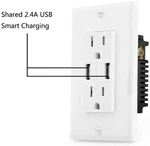 Bestten 20 Amp Wall Mount Usb Receptacle Outlet With Charging Ports. Fixed Price $15.96.