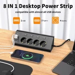 Eu Desktop Corner Power Strip Independent Switches Extension Socket. Fixed Price $27.99.