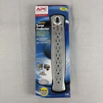 Apc Essential Surge Protector Power Outlets Foot Cord P74MP4 New. Fixed Price $19.99.