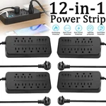 Lot Wall Mountable Usb Surge Protector Power Strip With Ports 8 Outlet Plugs. Fixed Price $5.99.