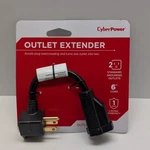 Cyberpower GC201 Outlet Extender - For Strip, Surge Protector, Wall Tap. Fixed Price $17.99.