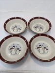 Royal Seasons Snowman Stoneware 6 3/4" Bowls - Set Of. Fixed Price $17.49.