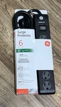 6-OUTLET Surge Protector 6FT Extension Cord Power Strip 800JOULES Flat. Fixed Price $15.68.
