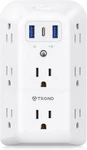 Trond Extender Surge Protector, 8 Splitter Ac Outlets, White. Fixed Price $28.88.