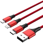 3-IN-1 Cable Type-c 8-PIN Micro-usb Charging Wire Power Cord For Phones. Fixed Price $15.83.
