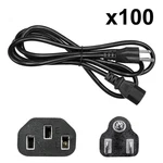 Lot 100 Power Cord Cable Desktop Computer 6FT IEC320 3PRONG Design Us Heavy Duty. Fixed Price $129.90.
