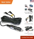 11 Ft Rca Dvd Player Power Cord With Led Indicator For Safe Vehicle Charging. Fixed Price $24.99.