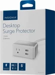 New Insignia Desktop Surge Protector 1-OUTLET/2-USB White 5' Cord NS-PDSU128. Fixed Price $14.95.
