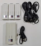 Lot Of 4 Powerdsine Poe Injectors (3) 3001GC + (1) 9001G With Cords. Fixed Price $29.99.