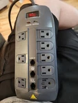 Ditek 8-OUTLET Surge Protector With RJ11 Modular Jack 6' Cord DTK-8FF. Fixed Price $15.00.