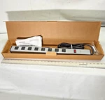 Wiremold, UL300BC, Power Strip 8 Outlets, 24" Length, 15 Amp, 6 Foot Cord - New. Fixed Price $39.00.