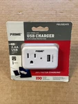New Prime High Speed 2.4A Usb Charger With Surge Protection. Fixed Price $9.90.